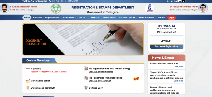 IGRS Telangana Property Registration Guide: Step-by-Step Process